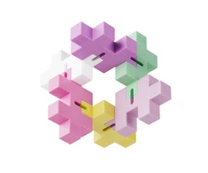Plus Plus galvosūkis, Hexel Bubblegum