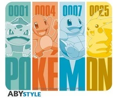 POKEMON – lankstus pelės kilimėlis – Kanto starteriai