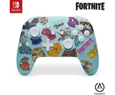 Power A PowerA patobulintas belaidis valdiklis, skirtas Nintendo Switch – Fortnite lipdukų manija