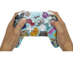 Power A PowerA patobulintas belaidis valdiklis, skirtas Nintendo Switch – Fortnite lipdukų manija