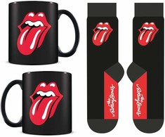 Pyramid Tarptautinė piramidė – THE ROLLING STONES (TONGUE) PUODULIO IR KOJINIŲ RINKINYS – JK 3-8 / EU 36-41