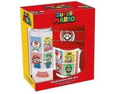 Pyramid SUPER MARIO (4 SPALVŲ) DOVANŲ RINKINYS (PLASTIKINIS BUTELIS, PUODELIS IR MAGNETAS) V2