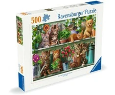 Ravensburger – dėlionės katės lentynoje 500p (12000205)