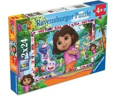Dėlionė Ravensburger - Dora the Explorer 2x24p (12004199)
