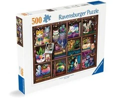 Ravensburger Dėlionė 500 vnt. - Katės ir sukulentai