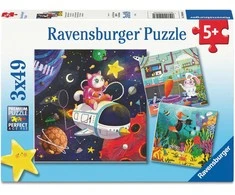 Dėlionė Ravensburger - Mokslo vaikai (12004048)