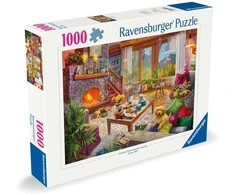 Ravensburger Dėlionė 1000 vnt. - Jauki trobelė
