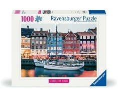 Dėlionė Ravensburger - Puzzle Scandinavian Copenhagen Denmark 1000p (12000111)
