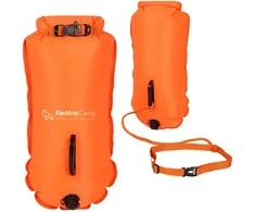Realprices Pripučiamas saugos plūduras plaukimui su 2 viename kišene baidarėms, irklentėms, didelėms