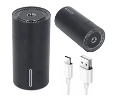Realprices Automobilinis oro drėkintuvas Mini aromatinis difuzorius USB belaidis