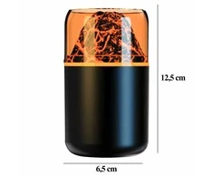 Realprices Oro drėkintuvas, LED aromaterapija, ugnikalnio ugnies efektas, aromaterapinis difuzorius