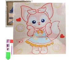 Realprices Deimantinis siuvinėjimas 30x30 deimantinis paveikslas deimantinė mozaika anime paveikslas