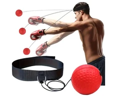Realprices Reflex Boxing Ball Reflexówka bokso kamuolys galvos treniruotėms Pear