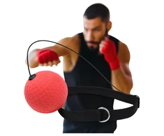 Realprices Reflex Boxing Ball Reflexówka bokso kamuolys galvos treniruotėms Pear