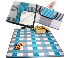 Realprices Lauko pikniko kilimėlis su izoliacija, sulankstomas, atsparus vandeniui, 200 cm