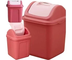 Atliekų rūšiavimo dėžė plastikinė, siaura, pakreipiama