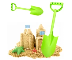 Realprices Kastuvas, smėlio kastuvas paplūdimio smėlio dėžėms, stiprus, didelis, 51 cm