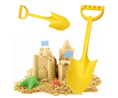 Realprices Kastuvas, smėlio kastuvas paplūdimio smėlio dėžėms, stiprus, didelis, 51 cm