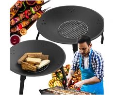 Realprices Sodo laužavietė „Brilla Cauldron“, plienas, juodas, didelis, 55 cm
