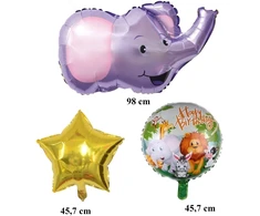 Realprices 5 dramblio formos gimtadienio balionų rinkinys gimtadieniams ir vakarėliams
