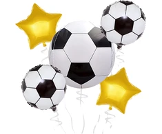 Realprices 5 futbolo balionų rinkinys, gimtadienio kamuoliukai