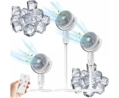 Realprices Belaidis ventiliatorius, Pastatomas ventiliatorius, Terasos grindų ventiliatorius, Biuro ventiliatorius, Nuotolinio valdymo pultas
