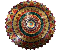 Realprices Kabantis suktukas-vėjo gaudyklės ornamentas 12 colių 3D mandala taikos sodui