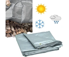 Realprices UV apsauginis brezentas 3x4m 60g, dengiantis stipriai, universalus