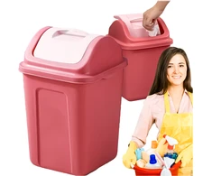 Atliekų rūšiavimo dėžė plastikinė, siaura, pakreipiama