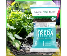 Realprices Aukščiausios kokybės granuliuota sodo kreida dirvožemio rūgštingumui mažinti, 5kg augalams