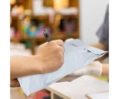 Realprices Balti kurjerio polietileniniai maišeliai A3 310x420 50 vnt. stori