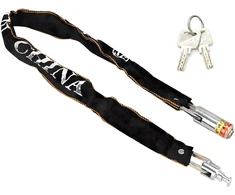 Realprices Dviračio ir motociklo apsaugos spyna, 2 x raktai, 125 cm