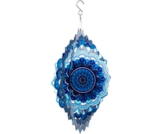 Realprices Kabantis suktukas-vėjo gaudyklės ornamentas 12 colių 3D mandala taikos sodui