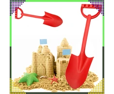 Realprices Kastuvas, smėlio kastuvas paplūdimio smėlio dėžėms, stiprus, didelis, XXL, 64 cm