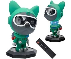 Realprices Paw Patrol 360° astronauto LED kosminio lazerinio projektoriaus žvaigždės formos lempa