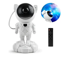 Realprices Žvaigždžių projektorius Astronautų naktinė šviesa Projektorius vaikams Cosmos Nuotolinio valdymo pultelis