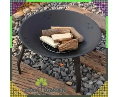 Realprices Sodo laužavietė „Brilla Cauldron“, plienas, juodas, didelis, 55 cm