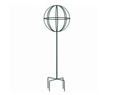 Realprices Sodo pergolės terasos metalinė atrama vijoklinėms rožėms, 50x10 cm, žalia