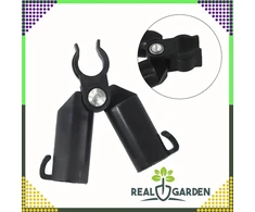 Realprices Sodo stulpų jungtis su atlenkiamu viršumi 9 mm (10 vnt.)