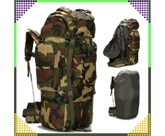 Realprices Taktinė karinė kuprinė, didelė, 65 l, turistams, kalnams