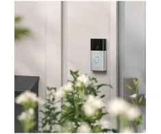 Amazon Ring - Baterija Video Doorbell (Satin Nickel) + Chime (2nd Gen)