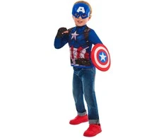 Rubiesmarvel Avengers „Rubiesmarvel“ Keršytojai „Rubies“ – Kapitono Amerikos aprangos rinkinys (104–116 cm)