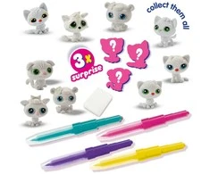 SES Creative – Blow Pens – Papuoškite 3 kačiukus – (S14334)