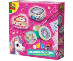 SES Creative - Diamond Painting Unicorn Jewellery Boxes - (S14138)