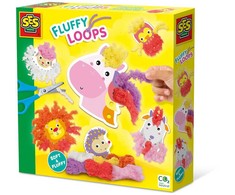 SES Creative – Pūkuotos kilpos – Minkšti verpalai – (S14010)