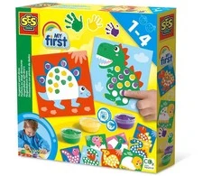SES Creative – mano pirmasis – Fingerpaint Dinos – (S14442)