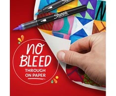 Sharpie - Creative Marker Acrylic Paint Pens - Tip Vanduo-Based Paint Markers - Juodas - 6 Count (SKU: 2218069)