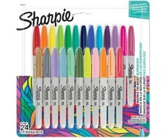 Sharpie smulkūs permanentiniai žymekliai, Mix 24 vnt. - 2205177