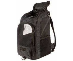SHERPA – prabangus naminių gyvūnėlių vežimėlis ir kuprinė, juoda, 43x26,5x26 cm, 7kg – (786306550417)