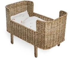 Smallstuff - Rosaline doll bed - natural seagrass (53000-03)